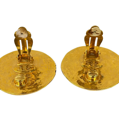 Chanel Earrings CC Logo Gold — view 3