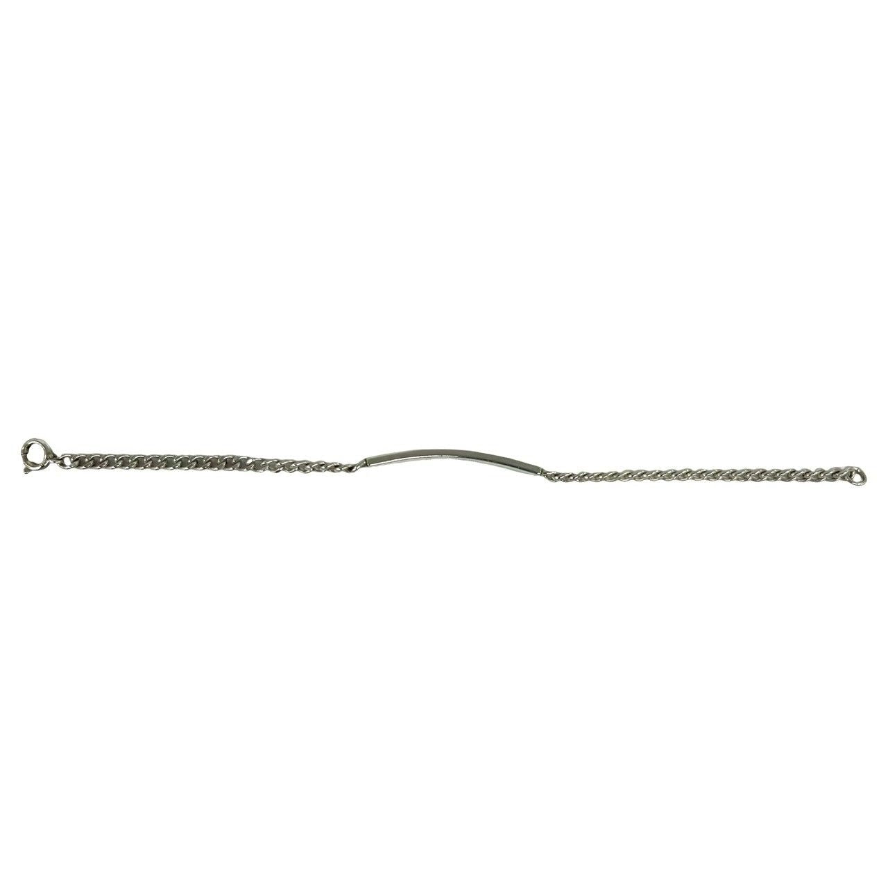 Tiffany & Co Box ID Bracelet 925 Sterling Silver Chain — view 5