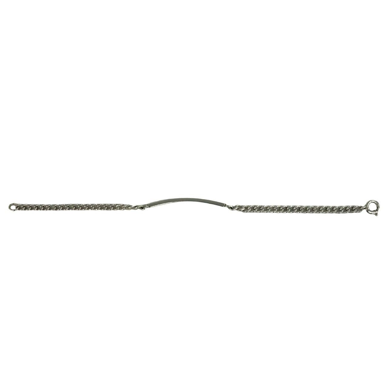 Tiffany & Co Box ID Bracelet 925 Sterling Silver Chain — view 6
