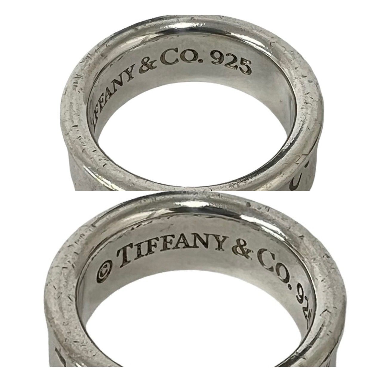 Tiffany & Co Narrow Ring Log 925 Sterling Silver — view 3