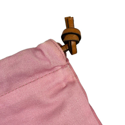 Loewe Pouch Drawstring Pink White Multi Paula'slbiza Cotton — view 6