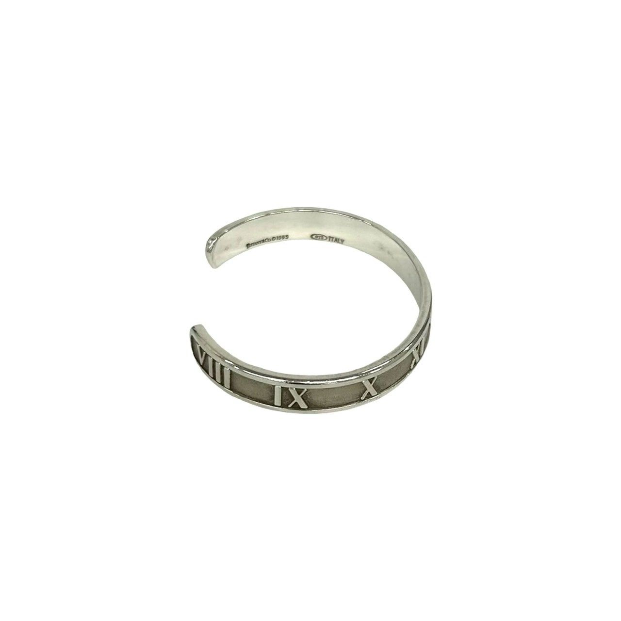 Tiffany & Co Box Atlas Bangle 925 Sterling Silver Bracelet — view 4