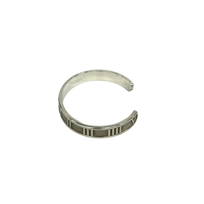 Tiffany & Co Box Atlas Bangle 925 Sterling Silver Bracelet — view 5