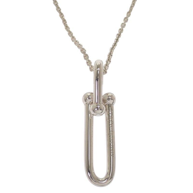 Tiffany & Co Elongated Link Pendant 925 Sterling Silver Gift Large — view 2