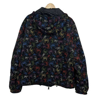 Fendi Jacket 52 L Black Red Multi Long Sleeve Reversible Winter — view 2
