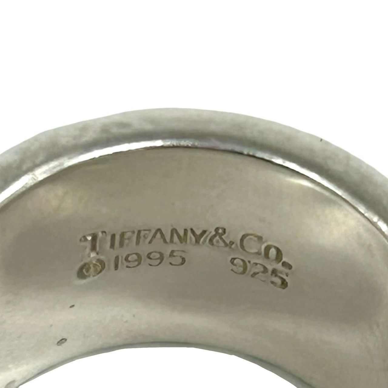 Tiffany & Co Vintage Wide Atlas Ring 925 Sterling Silver — view 3