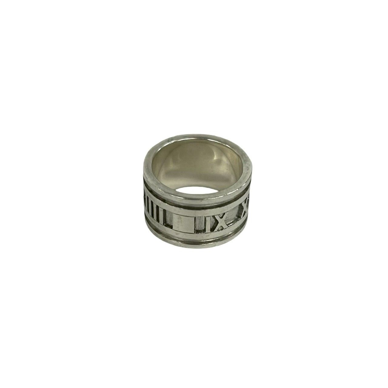 Tiffany & Co Vintage Wide Atlas Ring 925 Sterling Silver — view 4