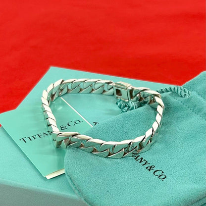 Tiffany & Co Box Bracelet 925 Sterling Silver Chain