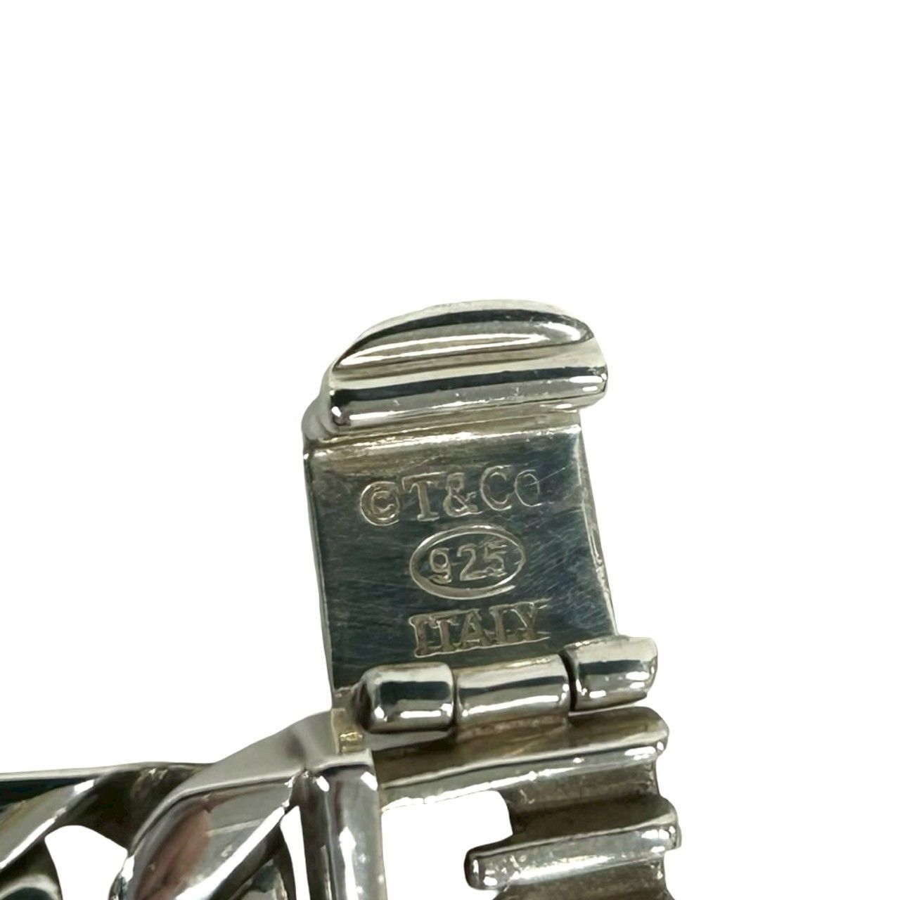 Tiffany & Co Box Bracelet 925 Sterling Silver Chain — view 3