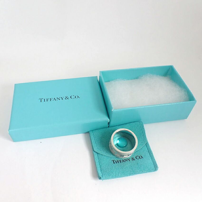 Tiffany & Co 925 Atlas Wide Ring — view 9