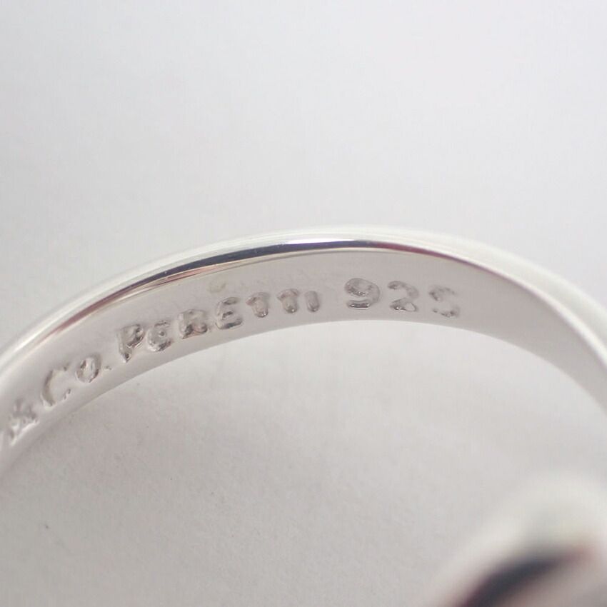 Tiffany & Co 925 Open Heart Ring — view 9