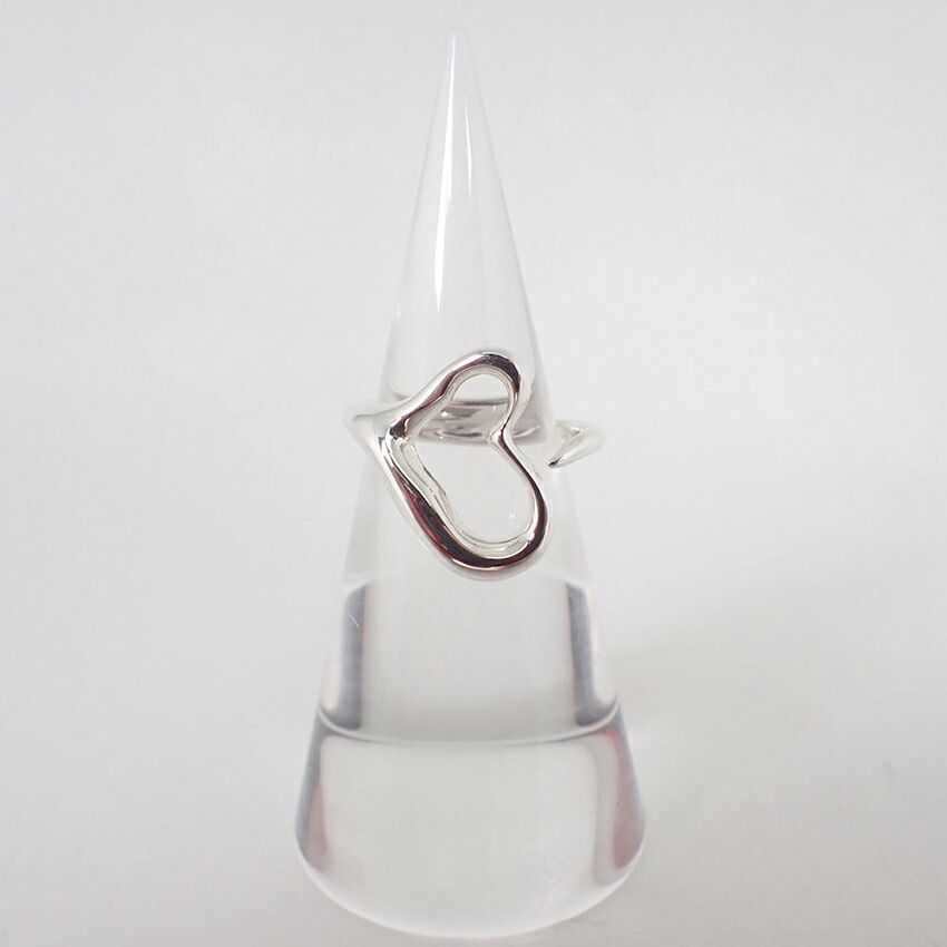 Tiffany & Co 925 Open Heart Ring — view 4