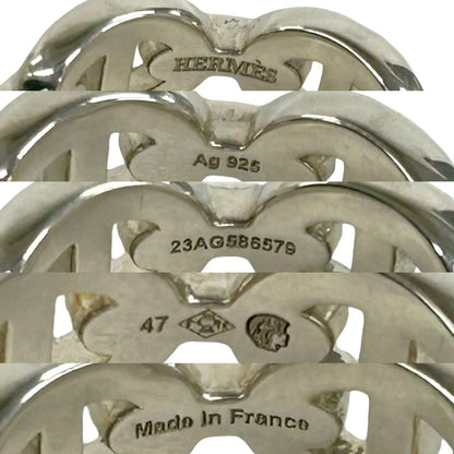 Hermes Enchainee Ring 925 Sterling Silver — view 3