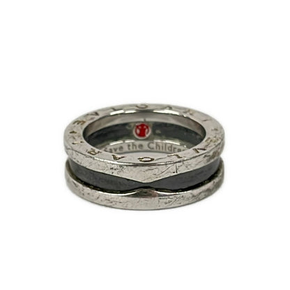 Bvlgari Ring 53 Save the Children Silver Black