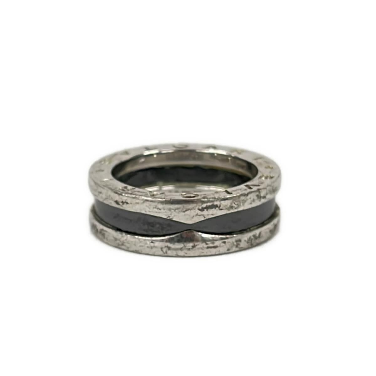 Bvlgari Ring 53 Save the Children Silver Black — view 3