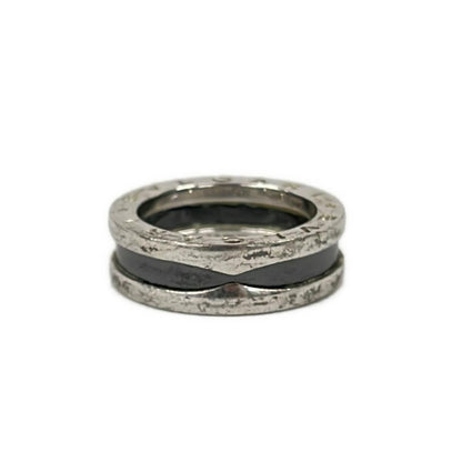 Bvlgari Ring 53 Save the Children Silver Black — view 3