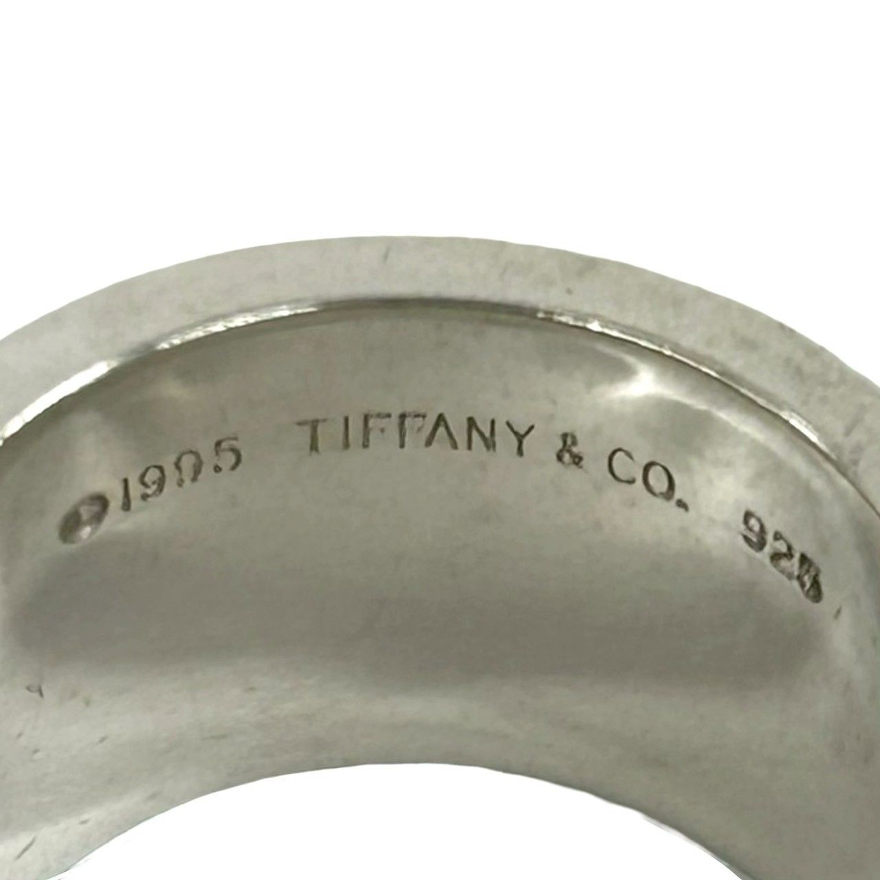 Tiffany & Co Vintage Wide Atlas Ring 925 Sterling Silver — view 3