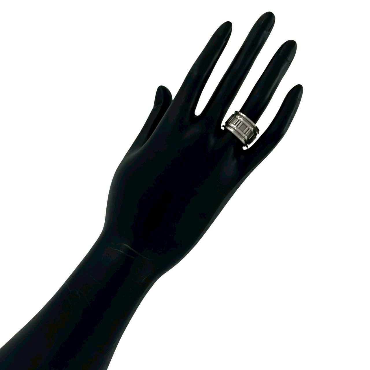 Tiffany & Co Wide Atlas Ring 925 Sterling Silver — view 2
