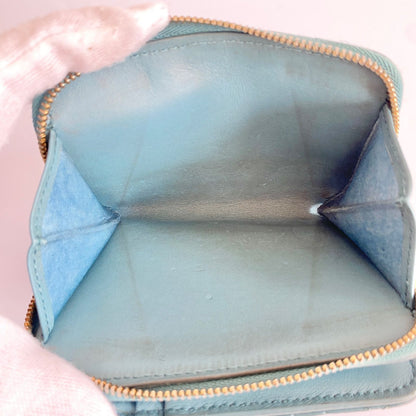 Dior Bifold Wallet Compact Quilted Leather CD Logo — view 9