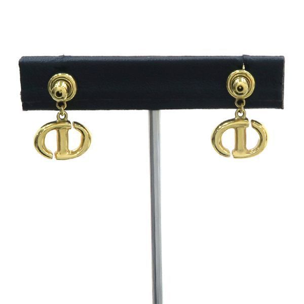 Dior CD Navy Earrings — view 3