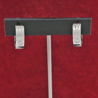 Cartier Love Hoop Earrings Diamond