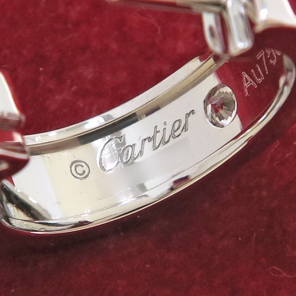 Cartier Love Hoop Earrings Diamond — view 7