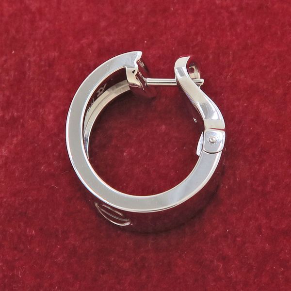 Cartier Love Hoop Earrings Diamond — view 5