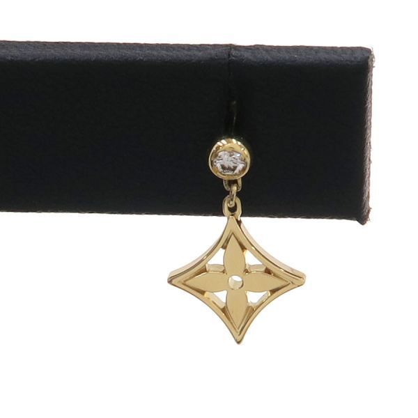 Louis Vuitton Puce Monogram Idylle Earrings Single — view 3