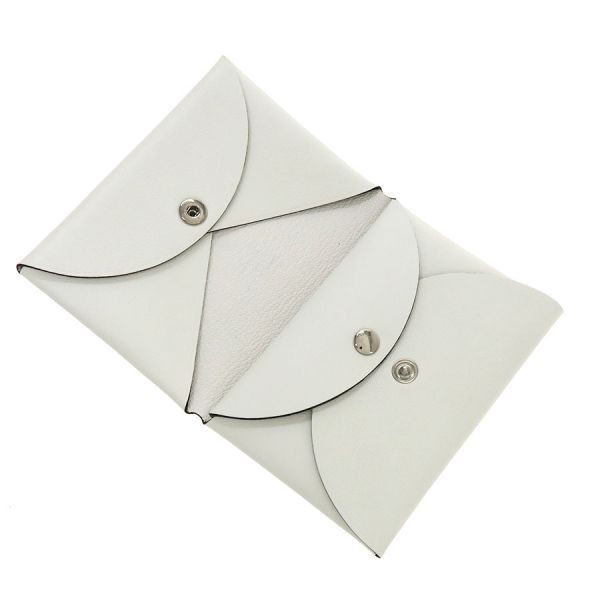 Hermes Calviduo Wallet White — view 3