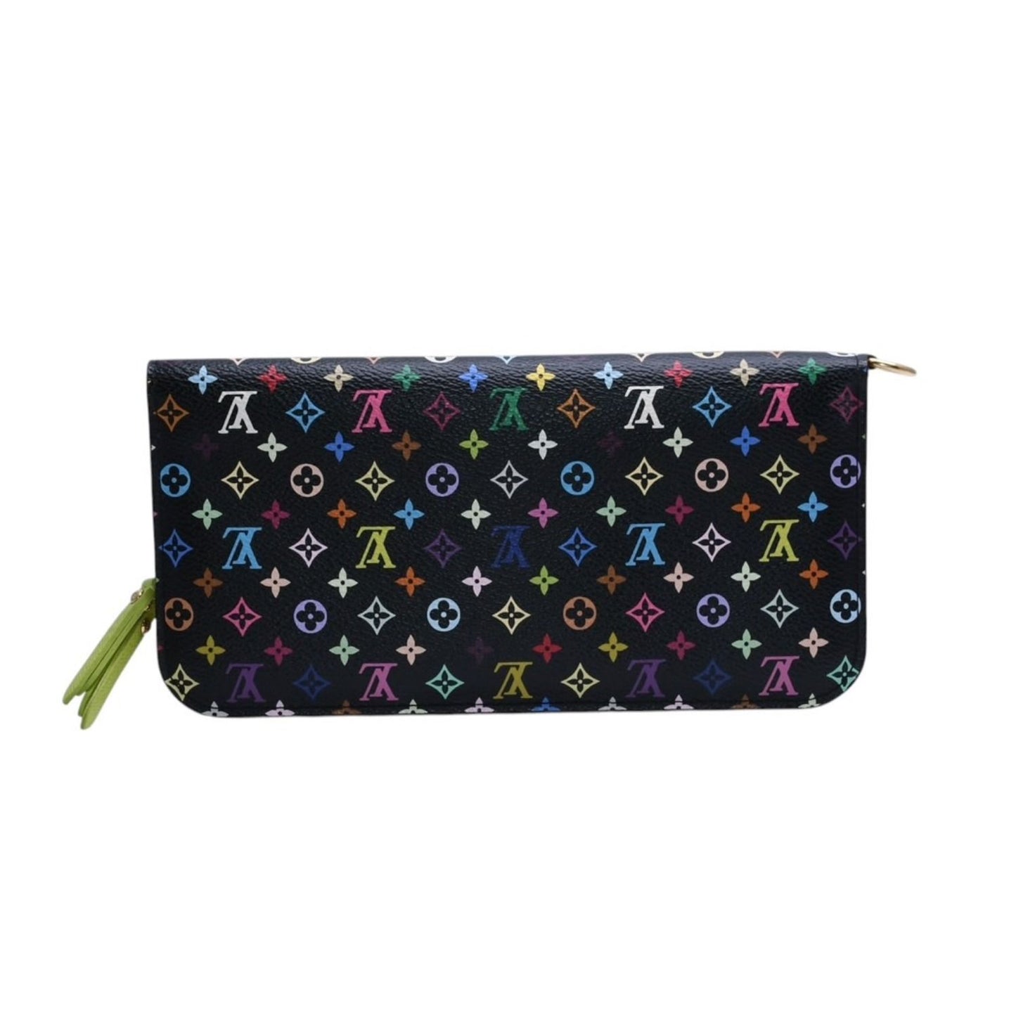 Louis Vuitton Portefeuille Insolite Wallet Monogram Multicolor Green Takashi — view 3