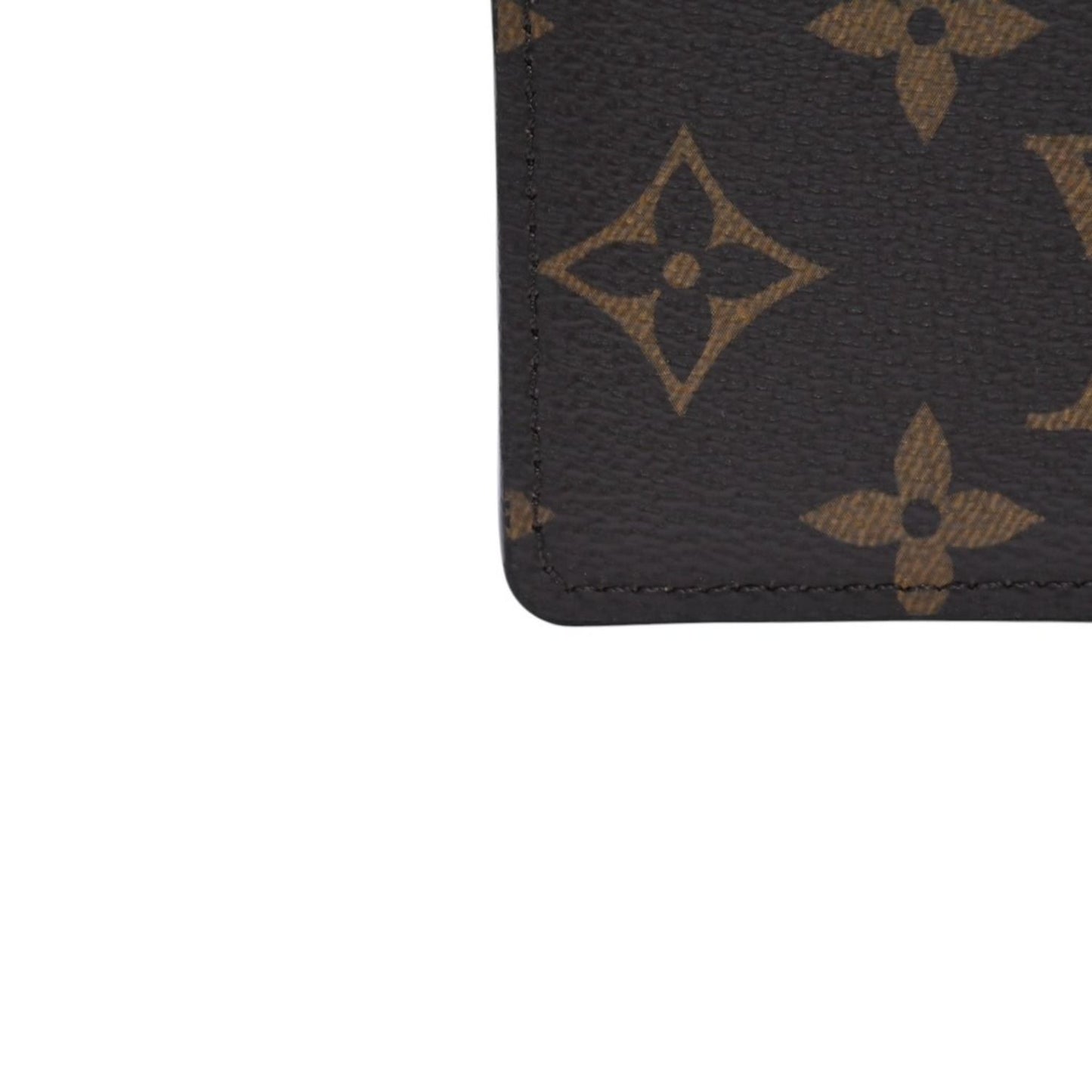 Louis Vuitton Porte Cartes Simple Card Case Monogram Brown Wine — view 8