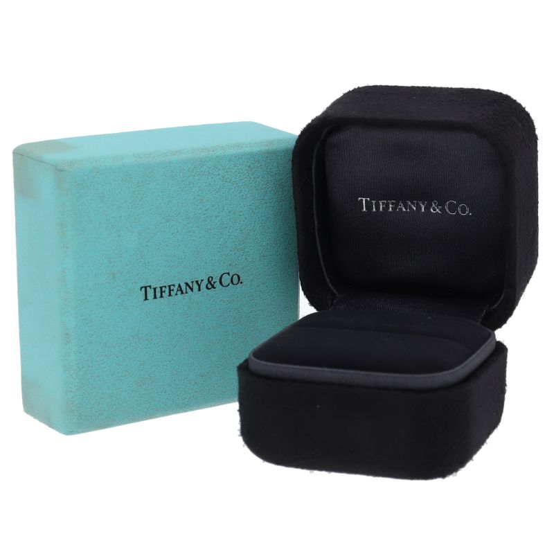 Tiffany & Co T Cube Band Diamond Ring 18k Yellow Gold — view 6