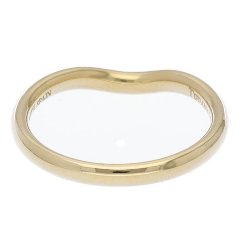 Tiffany & Co T Cube Band Diamond Ring 18k Yellow Gold — view 4