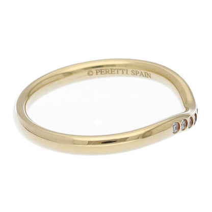 Tiffany & Co T Cube Band Diamond Ring 18k Yellow Gold — view 5