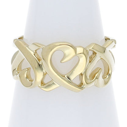 Tiffany & Co Triple Loving Heart Ring 18k Yellow Gold