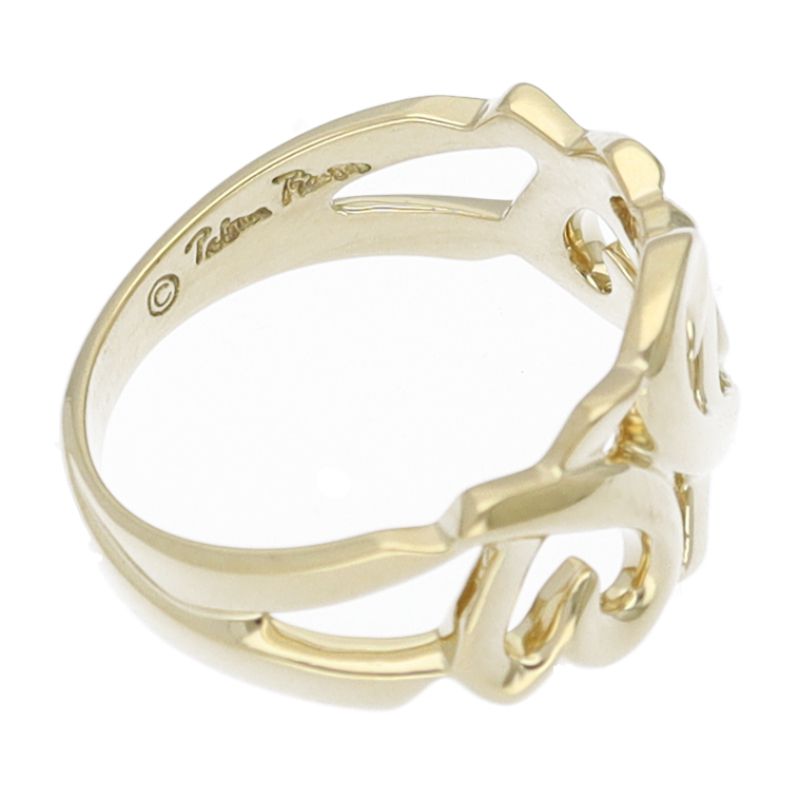 Tiffany & Co Triple Loving Heart Ring 18k Yellow Gold — view 5