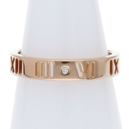 Tiffany & Co Atlas Diamond Ring 18k Pink Gold