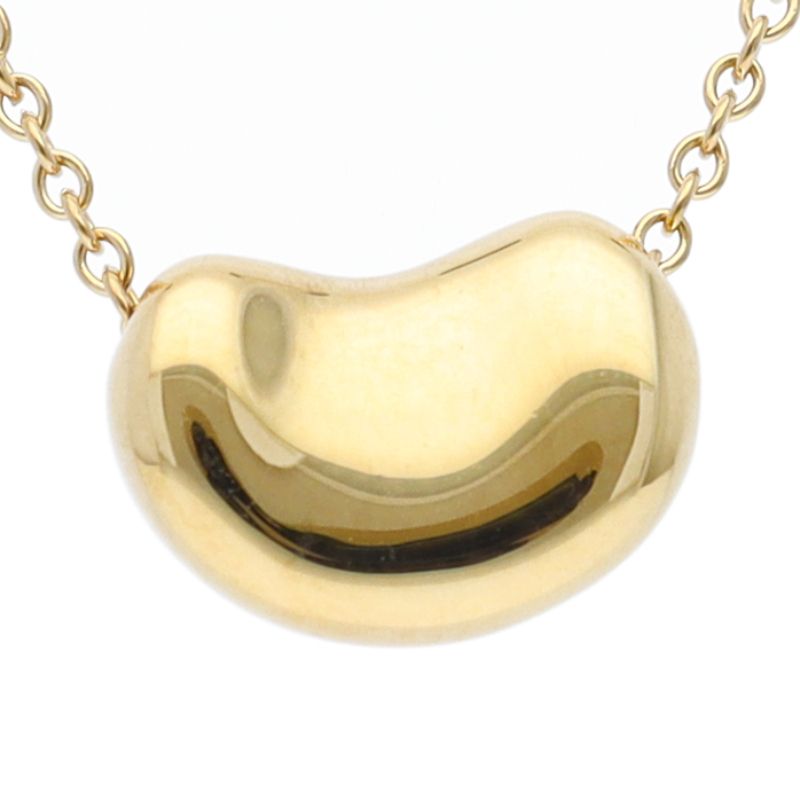 Tiffany & Co Bean Necklace 18k Yellow Gold