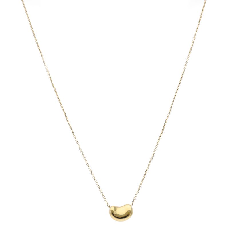 Tiffany & Co Bean Necklace 18k Yellow Gold — view 2