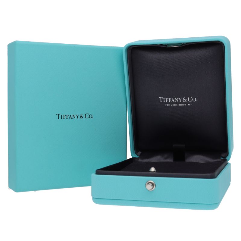 Tiffany & Co T Smile Small Necklace 18k White Gold — view 5