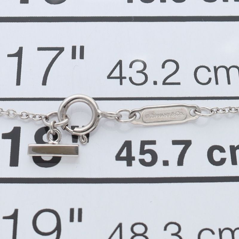 Tiffany & Co T Smile Small Necklace 18k White Gold — view 4