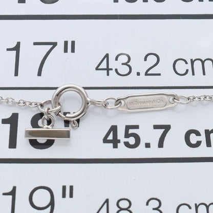 Tiffany & Co T Smile Small Necklace 18k White Gold — view 4