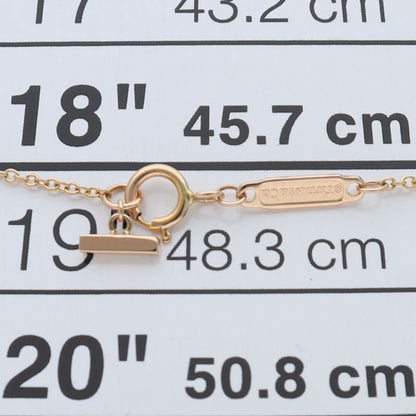 Tiffany & Co T Smile Micro Necklace 18k Pink Gold — view 4