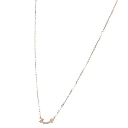 Tiffany & Co T Smile Micro Necklace 18k Pink Gold — view 3