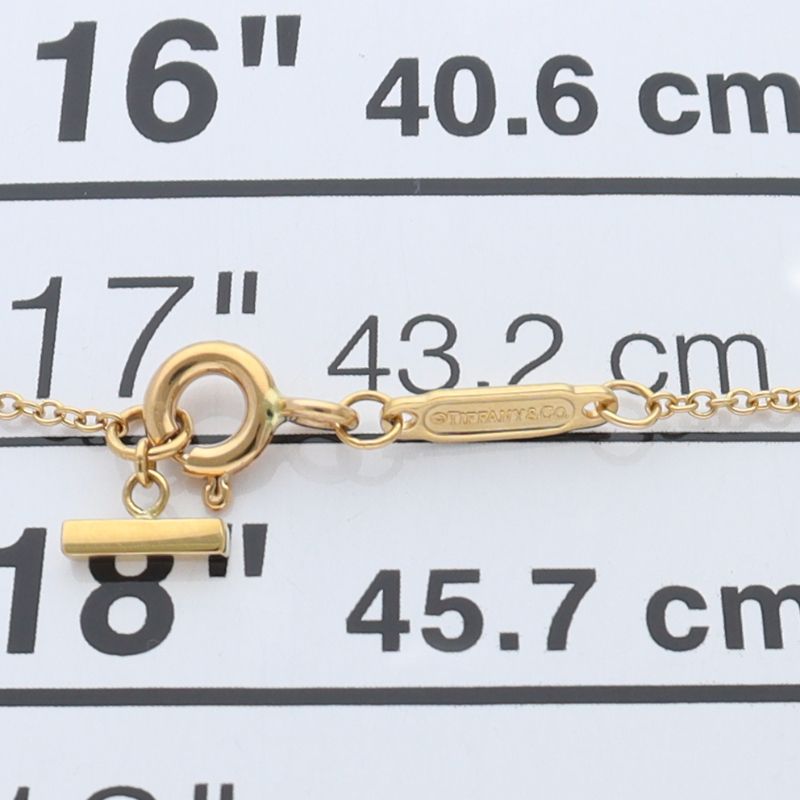 Tiffany & Co T Smile Small Necklace 18k Yellow Gold — view 4