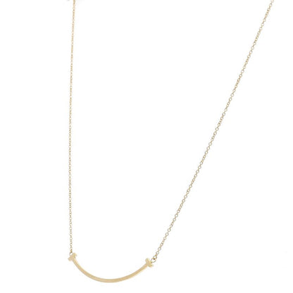 Tiffany & Co T Smile Small Necklace 18k Yellow Gold — view 3