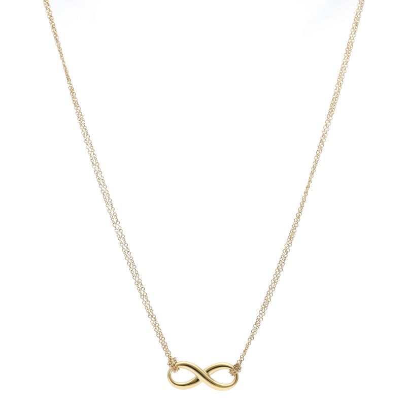 Tiffany & Co Infinity Necklace 18k Yellow Gold — view 2