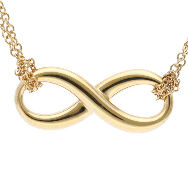 Tiffany & Co Infinity Necklace 18k Yellow Gold