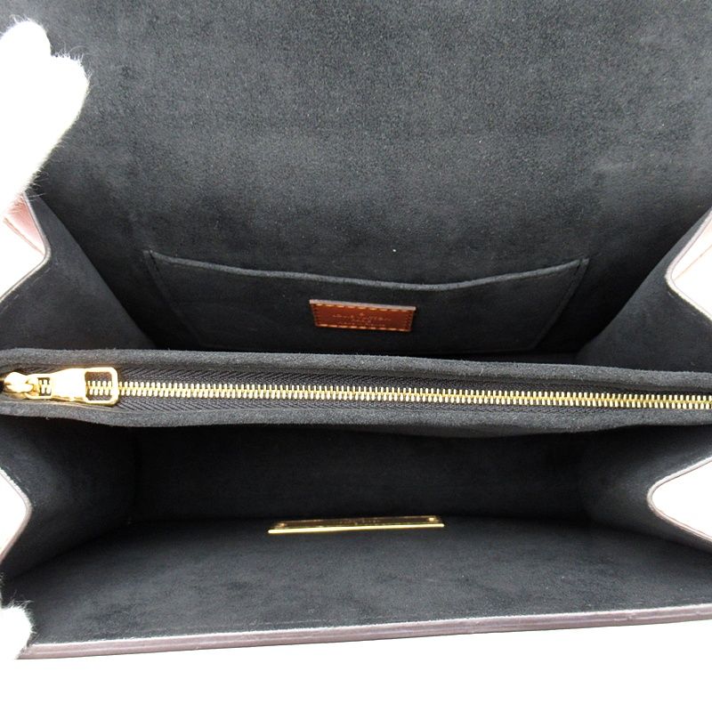 Louis Vuitton Dauphine MM Monogram Reverse Shoulder Bag Brown — view 7