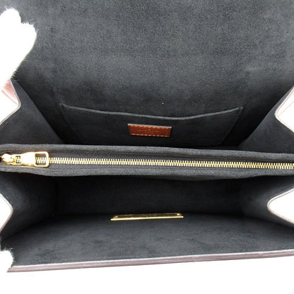 Louis Vuitton Dauphine MM Monogram Reverse Shoulder Bag Brown — view 7